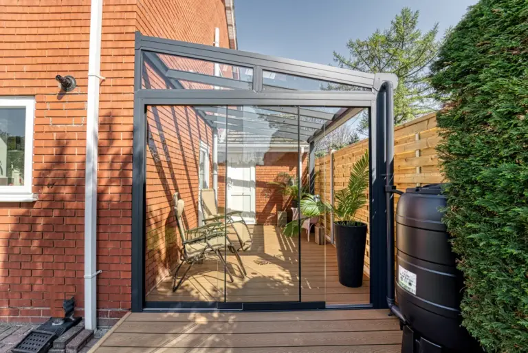 Designer Verandas Pigato model with contemporary design and practical features