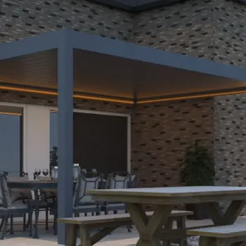 Modern Pinela veranda combining functionality and elegance by Designer Verandas