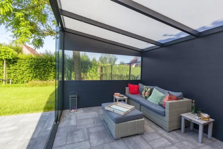 Customisable Ribolla verandas for modern outdoor living by Designer Verandas