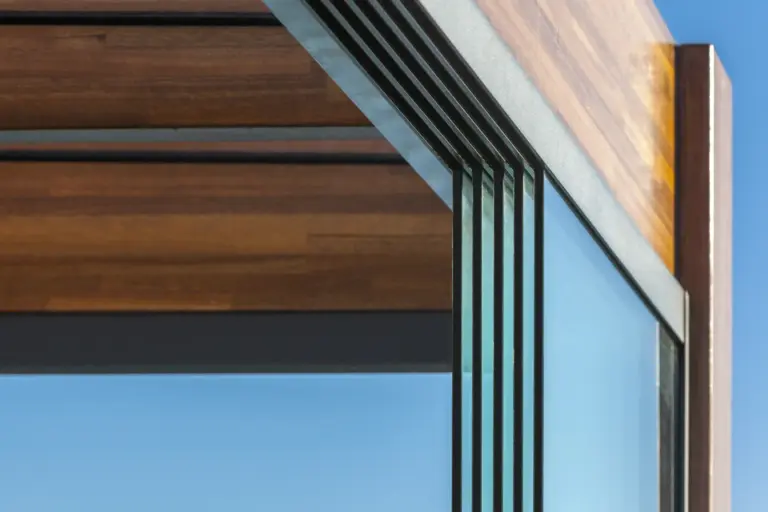 Sliding glass doors with aluminium frames for durability