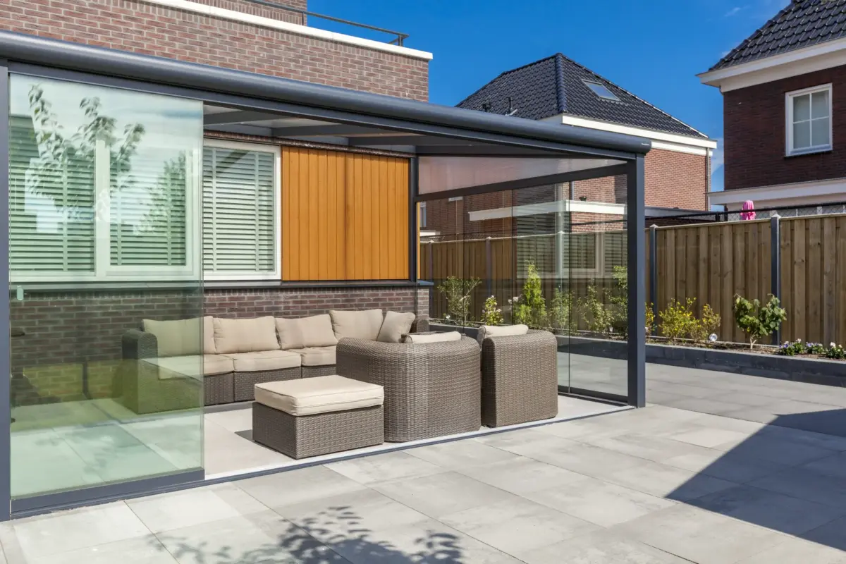 Sophisticated Bosco veranda with adjustable options