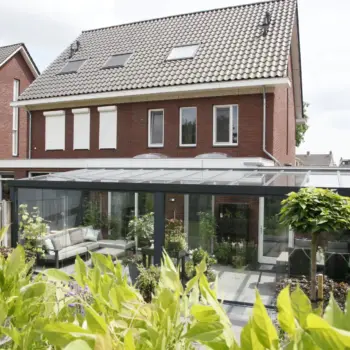 Customisable Giallo veranda for modern outdoor living spaces