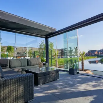 Designer Verandas Pinela Deluxe model with durable aluminium construction